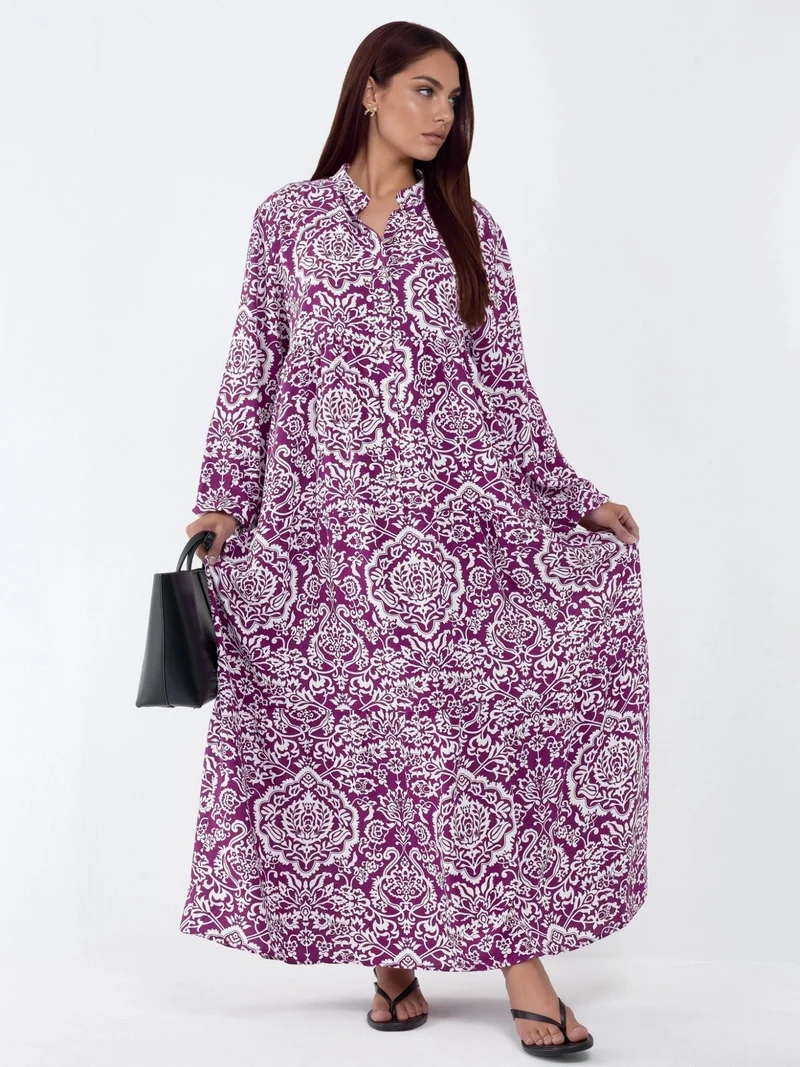 Patterned Maxi Dress