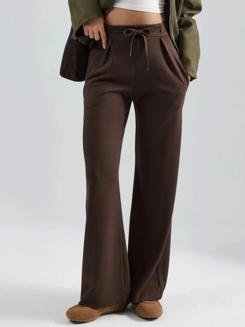 Modal Pleated Palazzo Pants