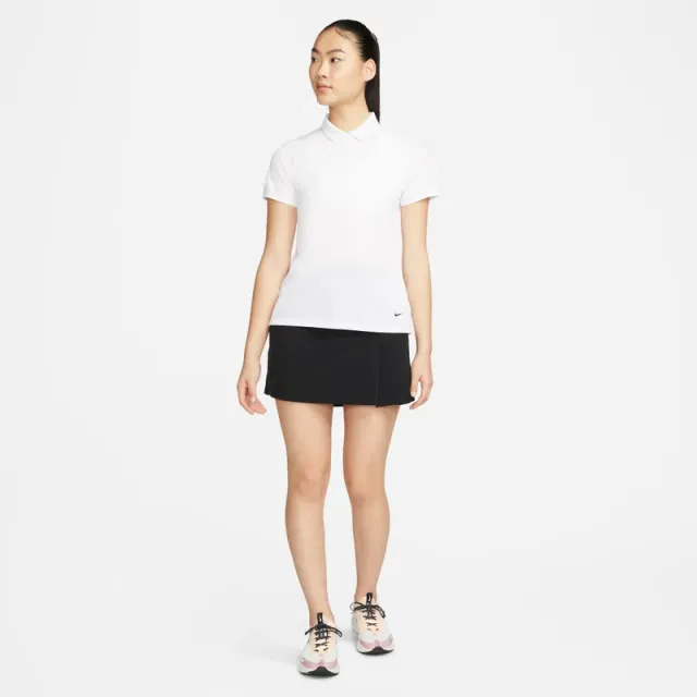Women's Golf Polo Shirt - White, 4-Button, Dri-FIT, Lightweight, 100% Polyester – image 4