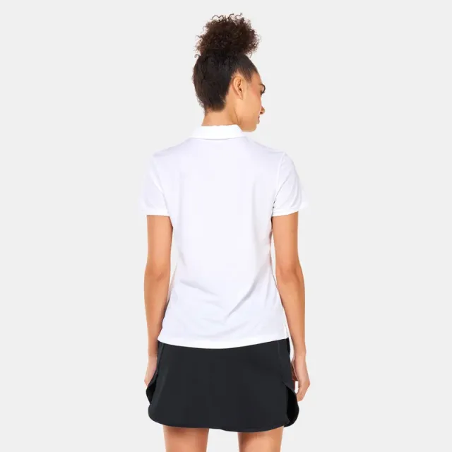 Women's Golf Polo Shirt - White, 4-Button, Dri-FIT, Lightweight, 100% Polyester – image 7