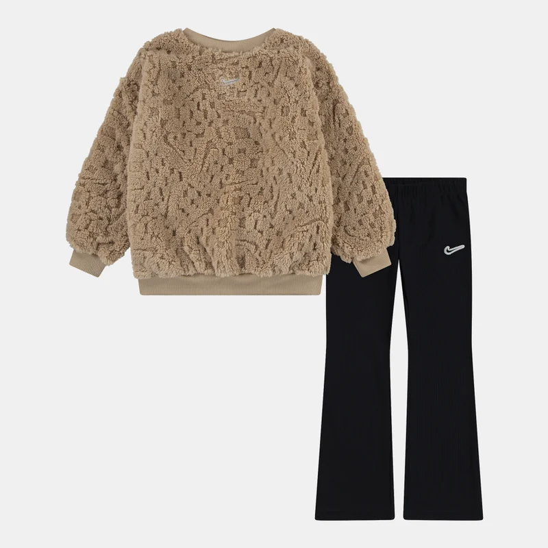 Kids Cozy Flare Pant Set