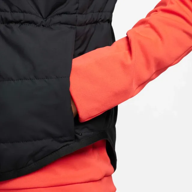 Women's Running Gilet - Black, Loose Fit, Heat-Regulating, Wind Resistant – image 4