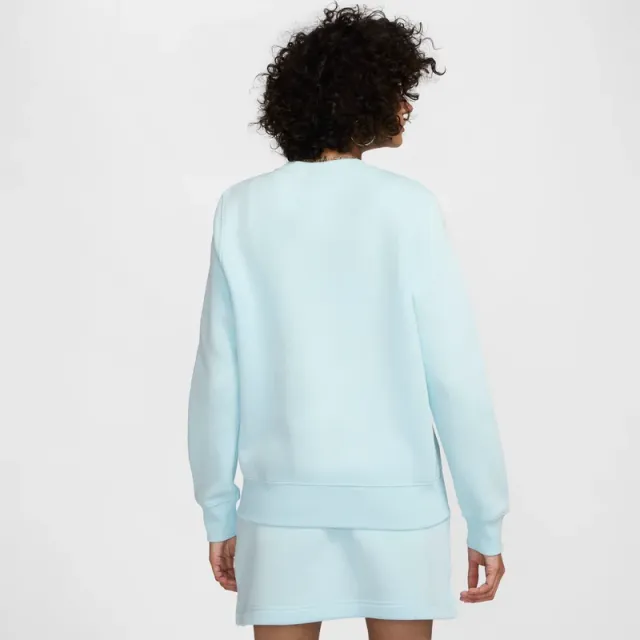 سويت شيرت بلوفر نسائي Nike Phoenix Fleece - أزرق – صورة 2