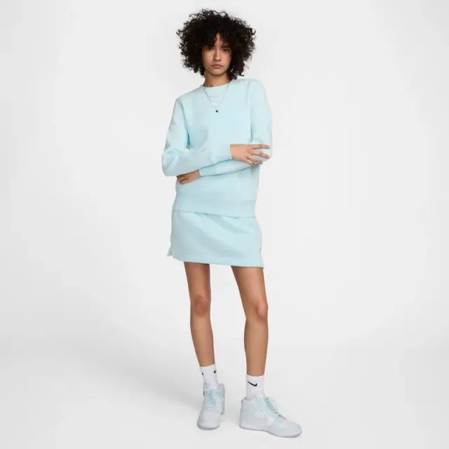 سويت شيرت بلوفر نسائي Nike Phoenix Fleece - أزرق – صورة 6