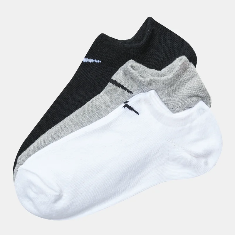 3-Pack No Show Trainer Socks