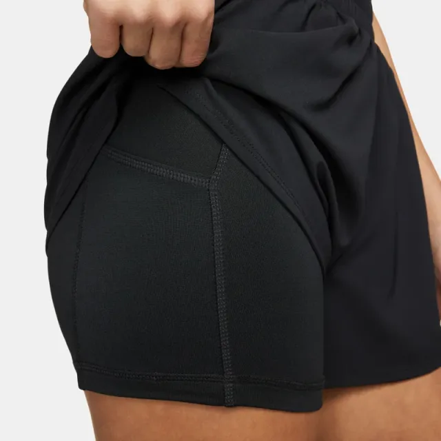 Women's High-Waisted 2-in-1 Training Shorts - Black – image 4
