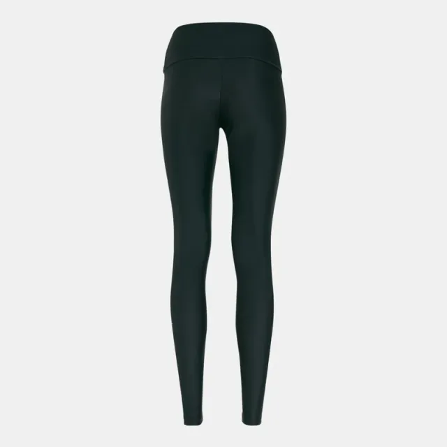 Women's High-Rise Slim Fit Swimming Leggings - Black – image 2