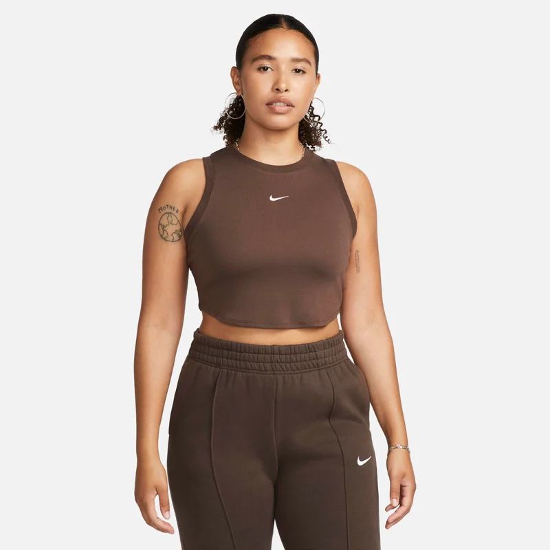 Women's Chill Tight Cropped Mini-Rib Tank