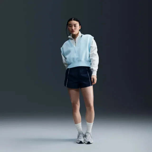 Nike Phoenix Fleece Half-Zip Sweatshirt for Women - Blue – image 4
