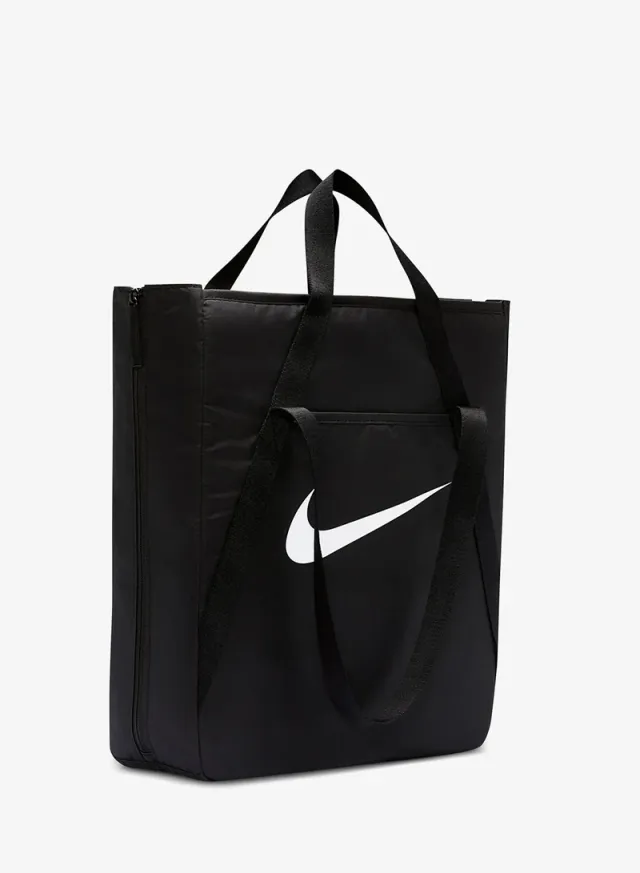 Women's Gym Tote Bag - Black with Logo - 100% Polyester – image 3
