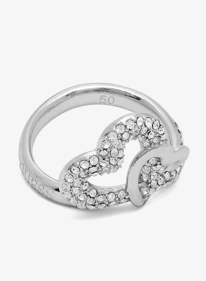 Pave Hearts Ring