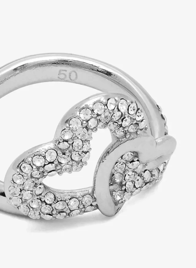 Pave Hearts Ring – image 4