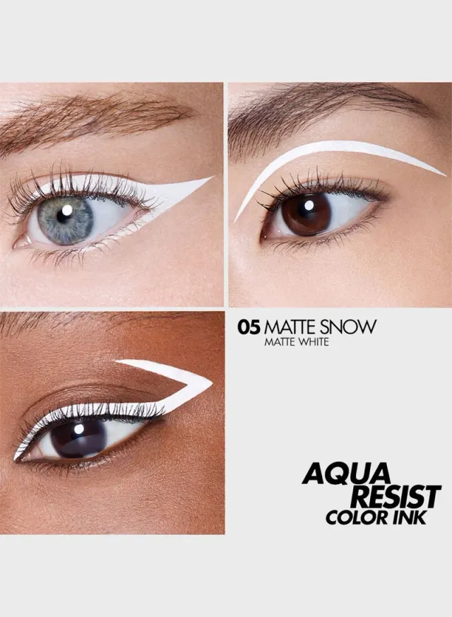 Waterproof Liquid Eyeliner - Matte Snow - 24-Hour Wear – image 3