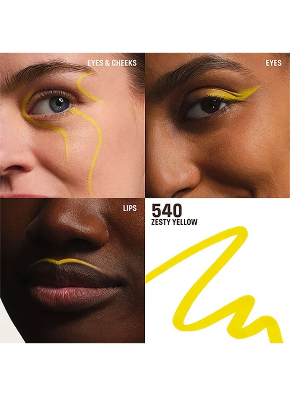 (قلم رصاص فني مطفي - 540 (أصفر ساطع