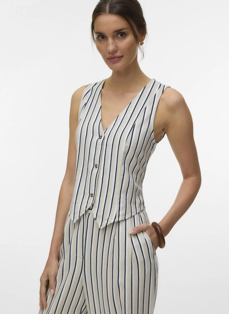 Linen Tailored Waistcoat