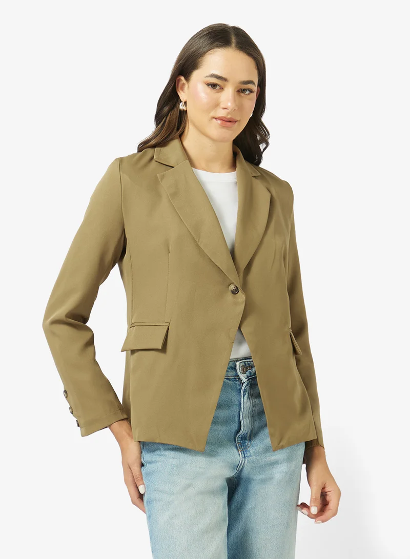 Structured Longline Blazer