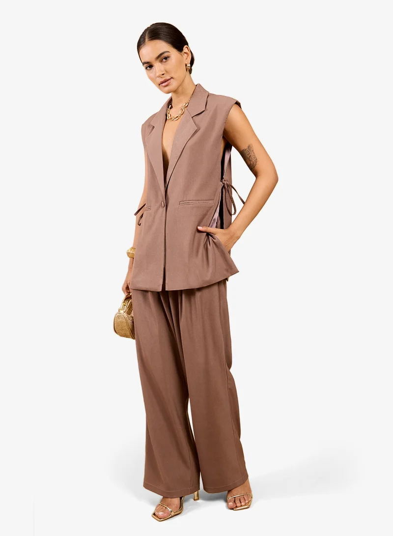 Tie Waistcoat, Mink