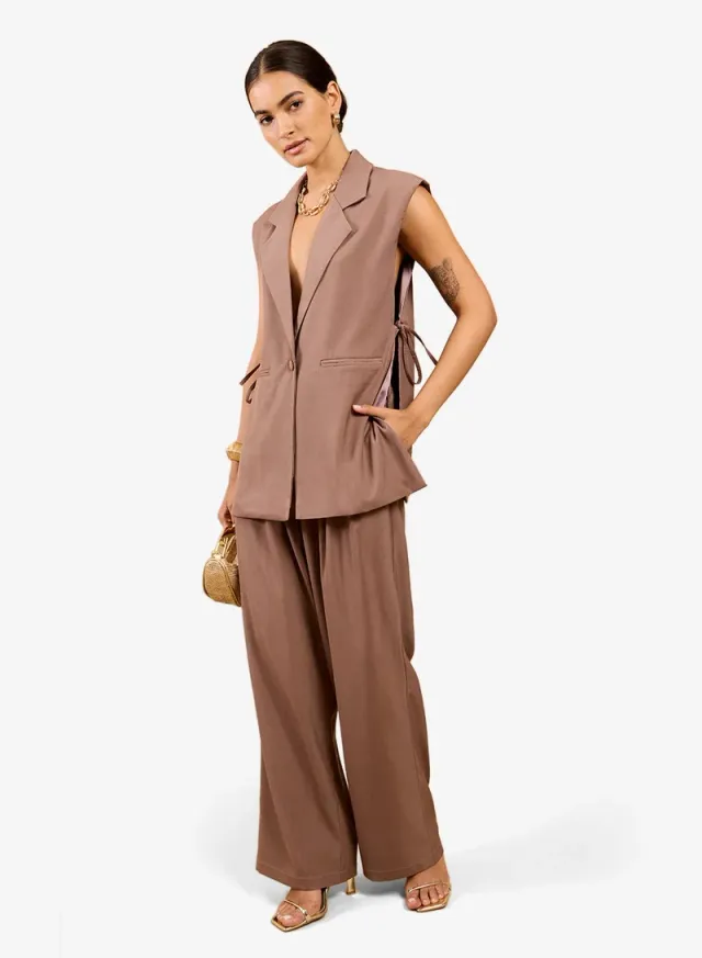 Tie Waistcoat, Mink