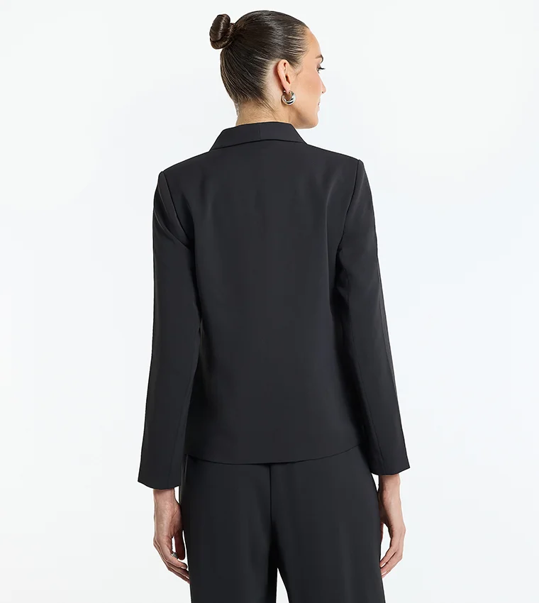 بليزر BCBG بأكمام طويلة بصف أزرار مزدوج