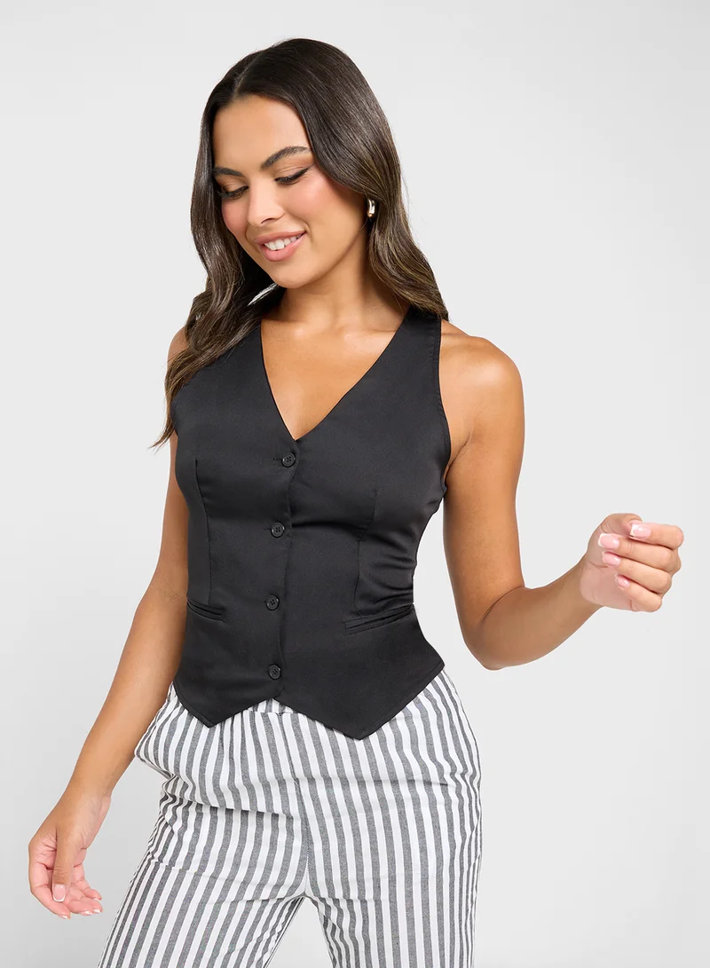 Button Down Waistcoat
