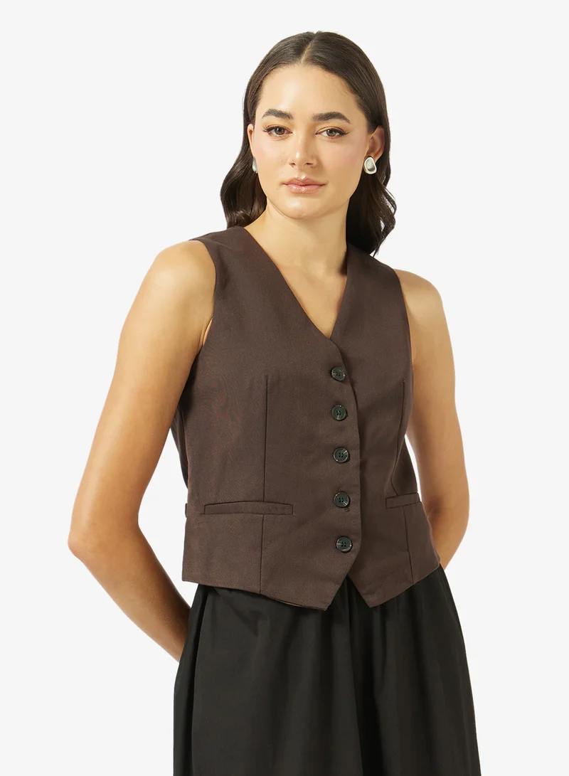 Button-Up Waistcoat