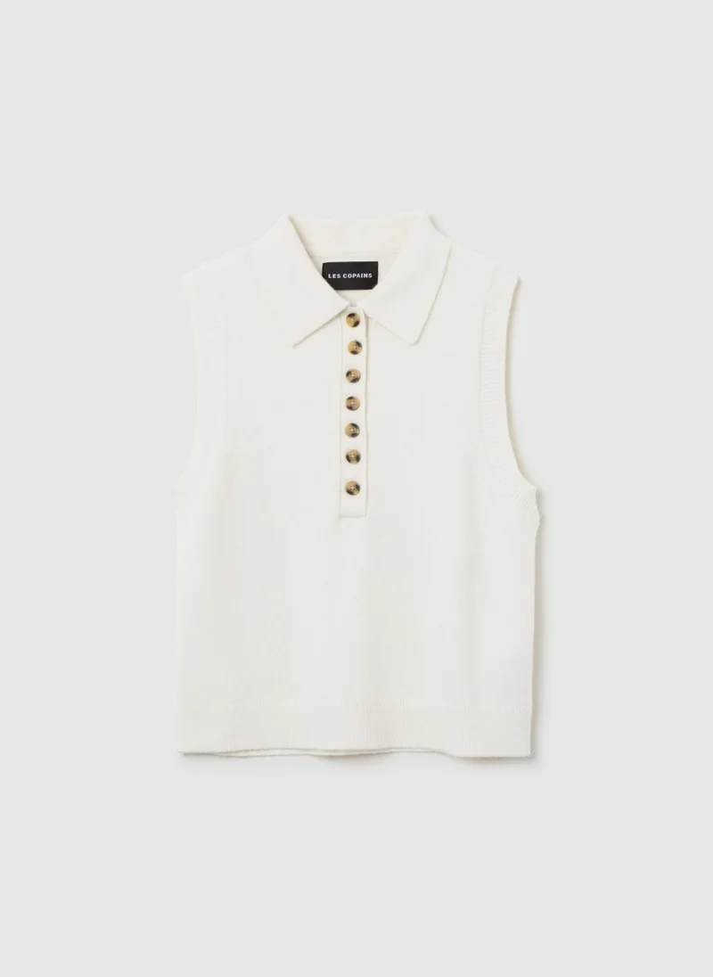 OVS Regular Fit Waistcoat Beige
