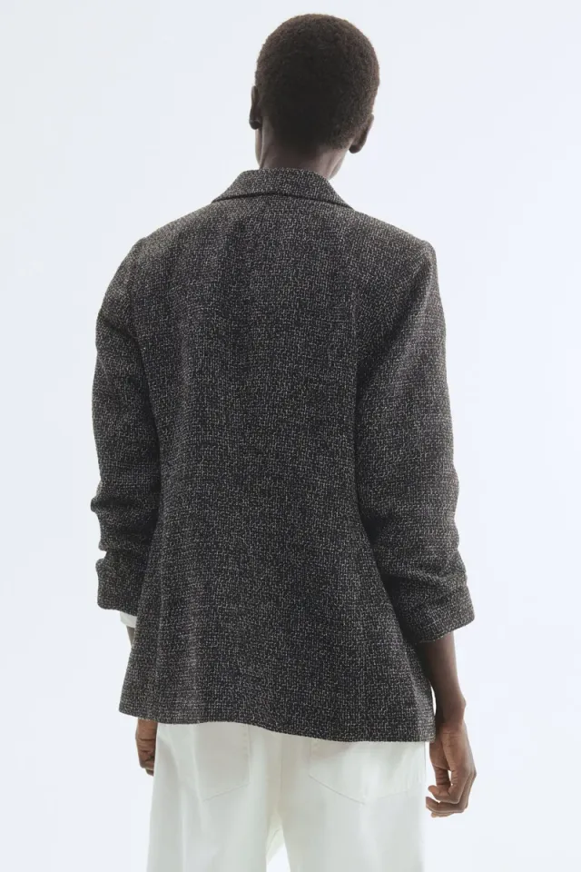 Gathered Sleeve Blazer – image 2