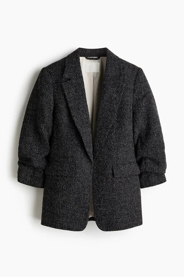 Gathered Sleeve Blazer – image 4