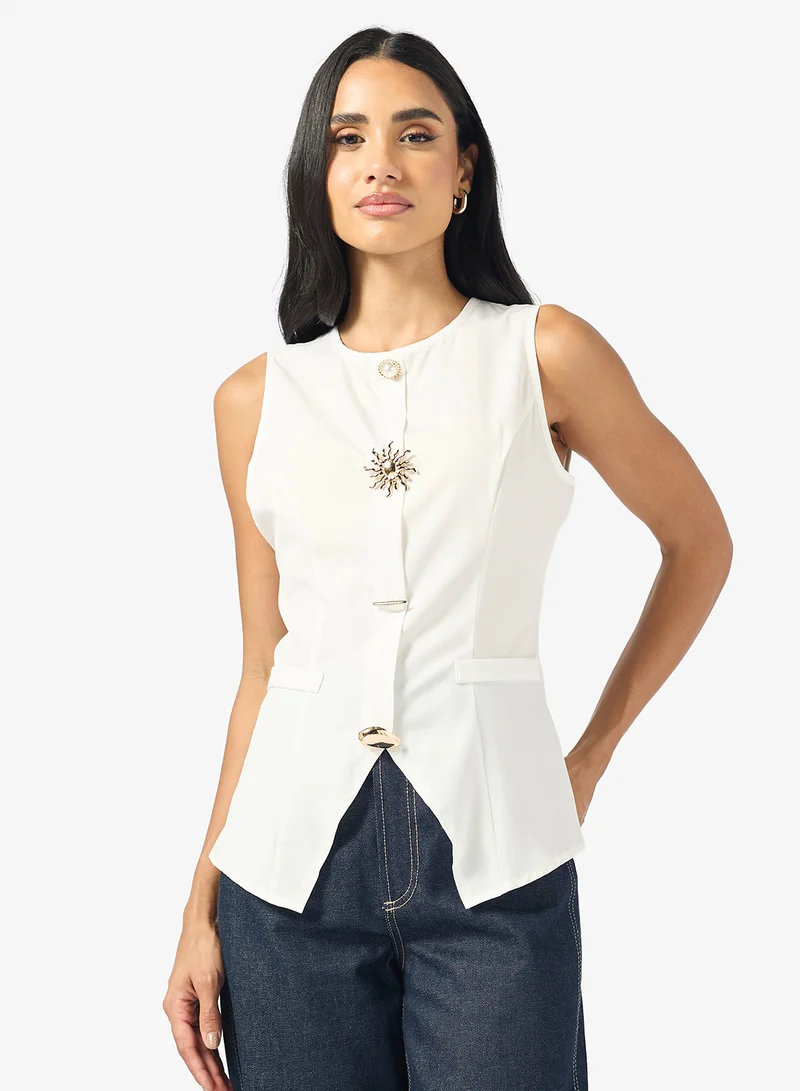 Button Up Vest