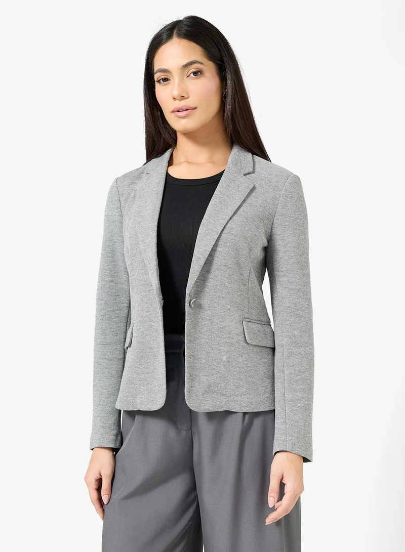 Casual Long-Sleeve Blazer