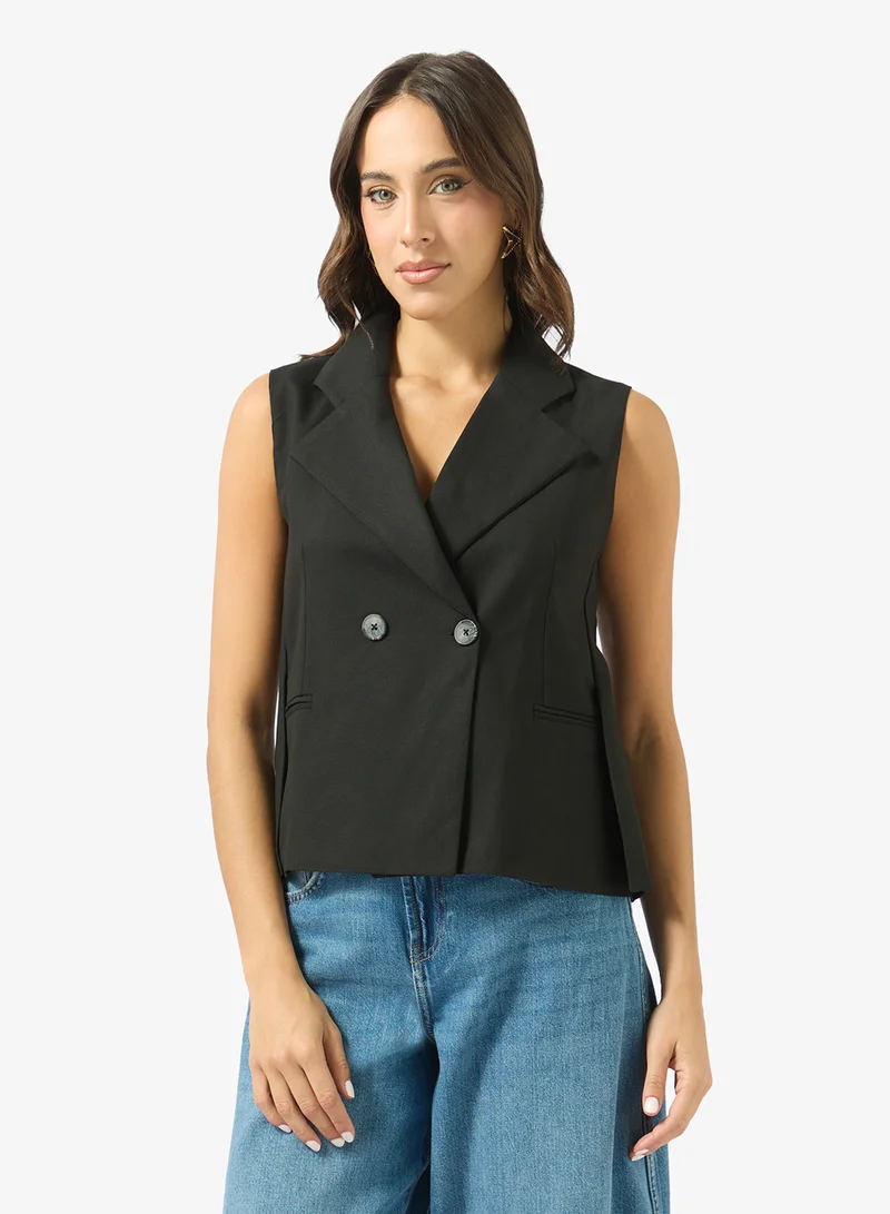 Button-Up Tailored Vest