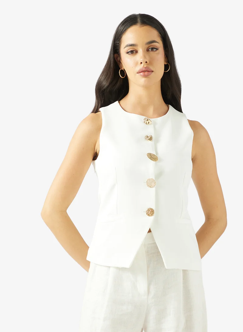Gold Accent Vest