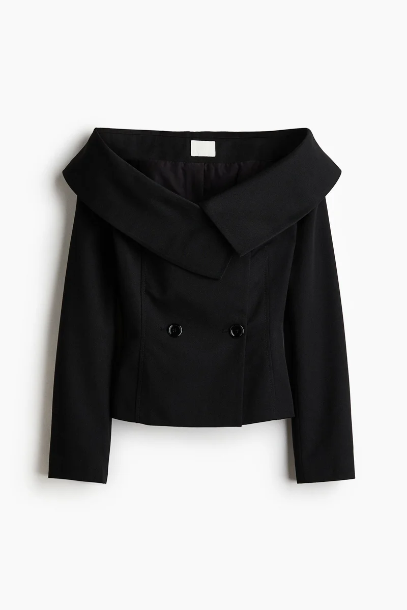 Off-the-shoulder Blazer