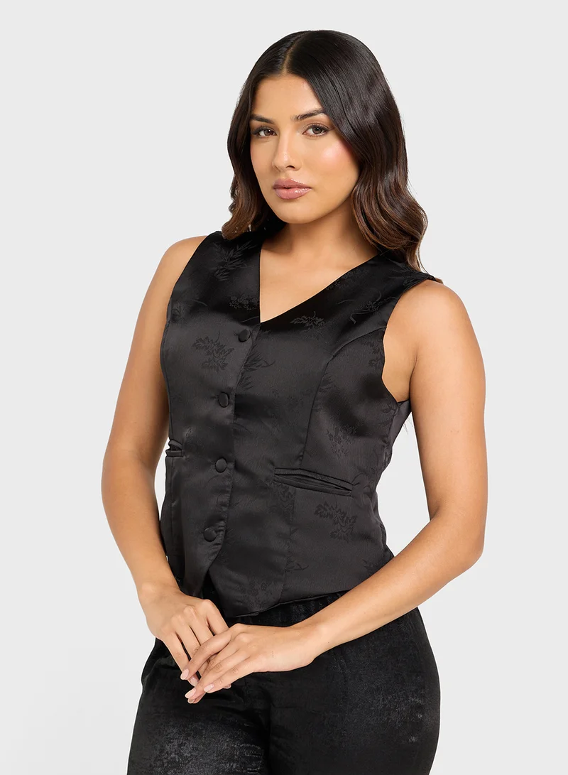 Self Textured Vest
