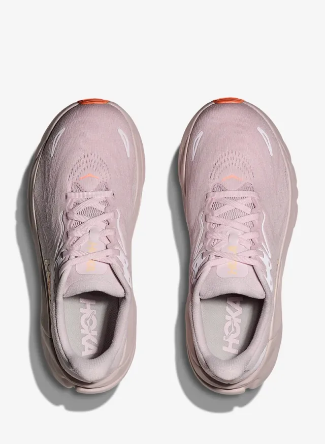 Hoka Arahi 8 Running Shoes - Lilac Cream with Neon Cantaloupe Accents – image 4