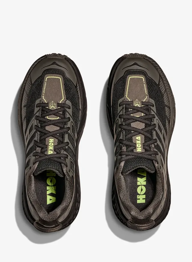 Hoka Speedgoat 2 Trail Running Sneaker - Black/Asphalt Grey – image 4