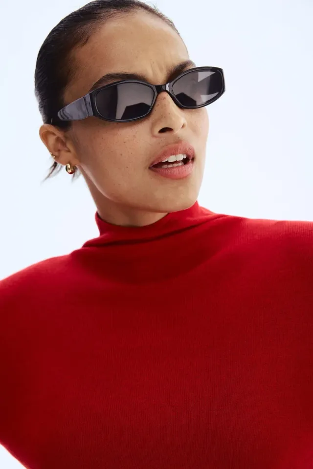 Fine-knit turtleneck top – image 4