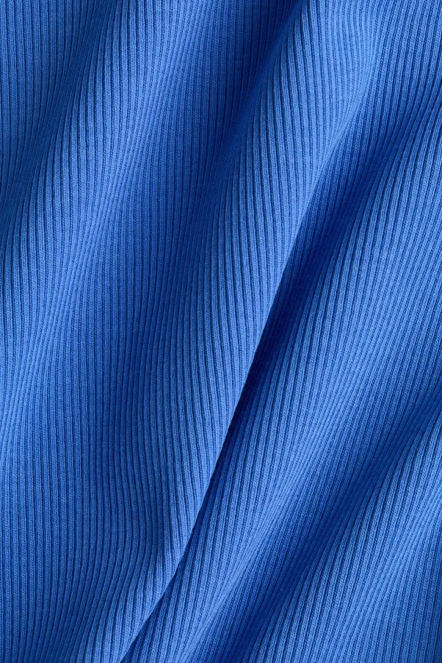 Ribbed Cotton Strappy Top – image 5