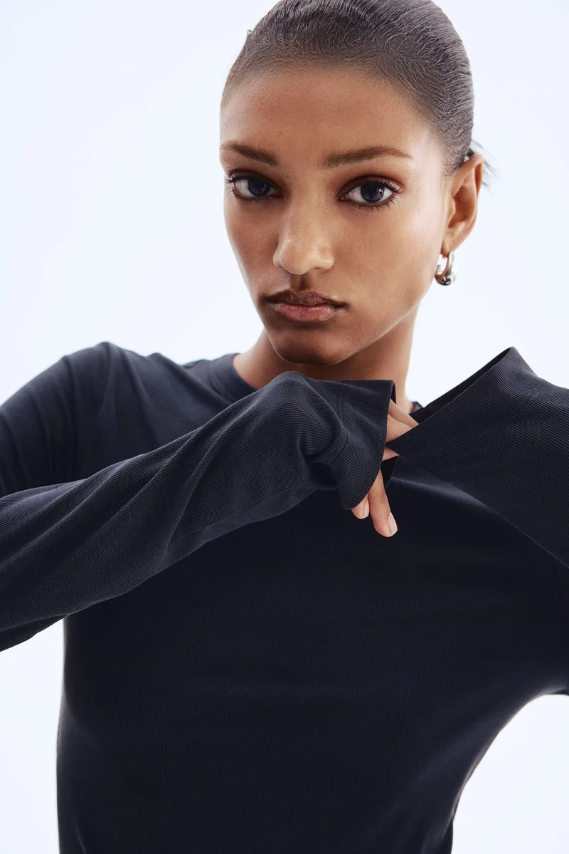 Ribbed Modal Blend Top