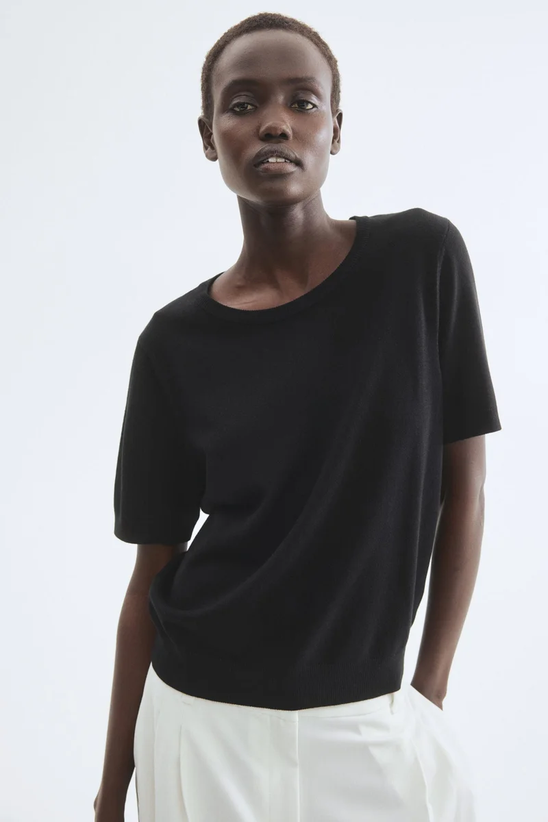 Fine-knit Top