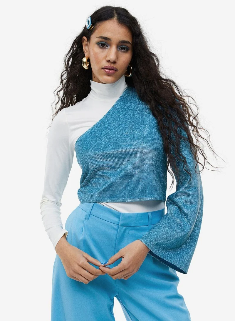 One Shoulder Crop Top