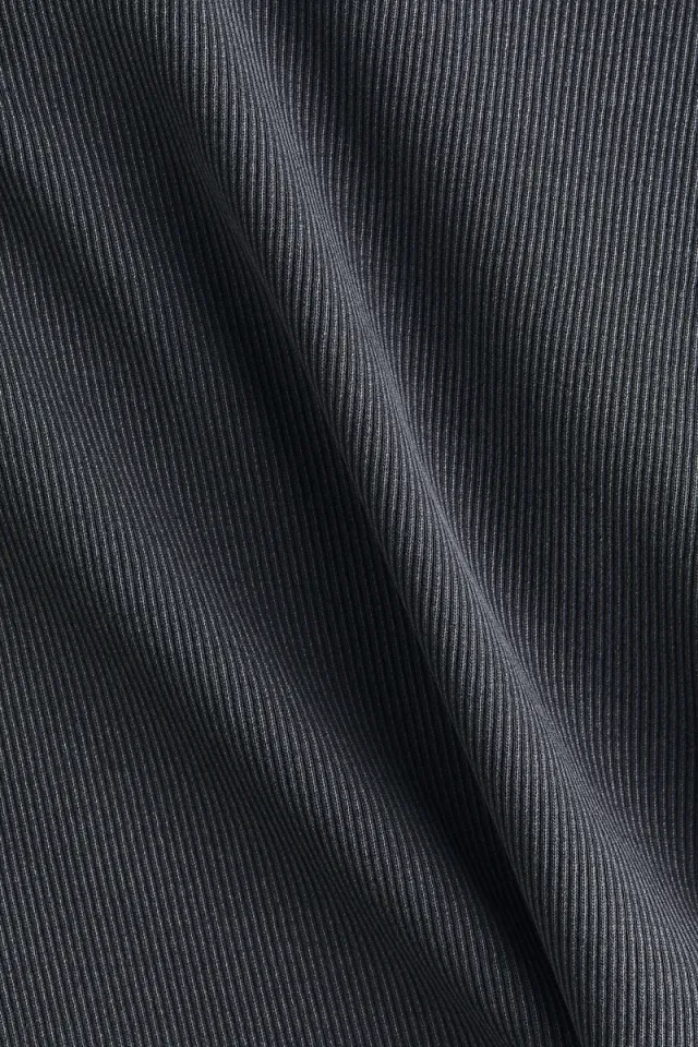Rib-Knit Boat-Neck Top – image 5