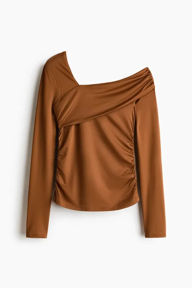 Women's Draped One-Shoulder Top – image 5