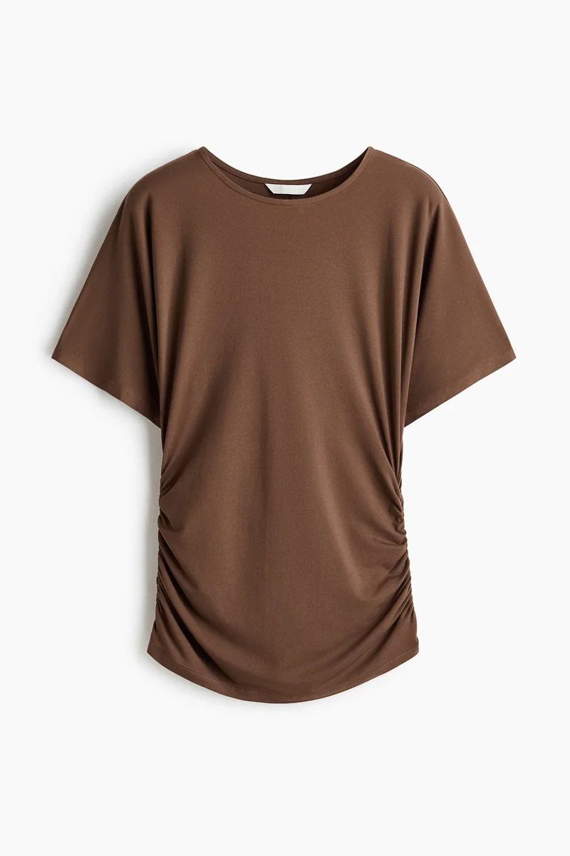 Draped Jersey Top
