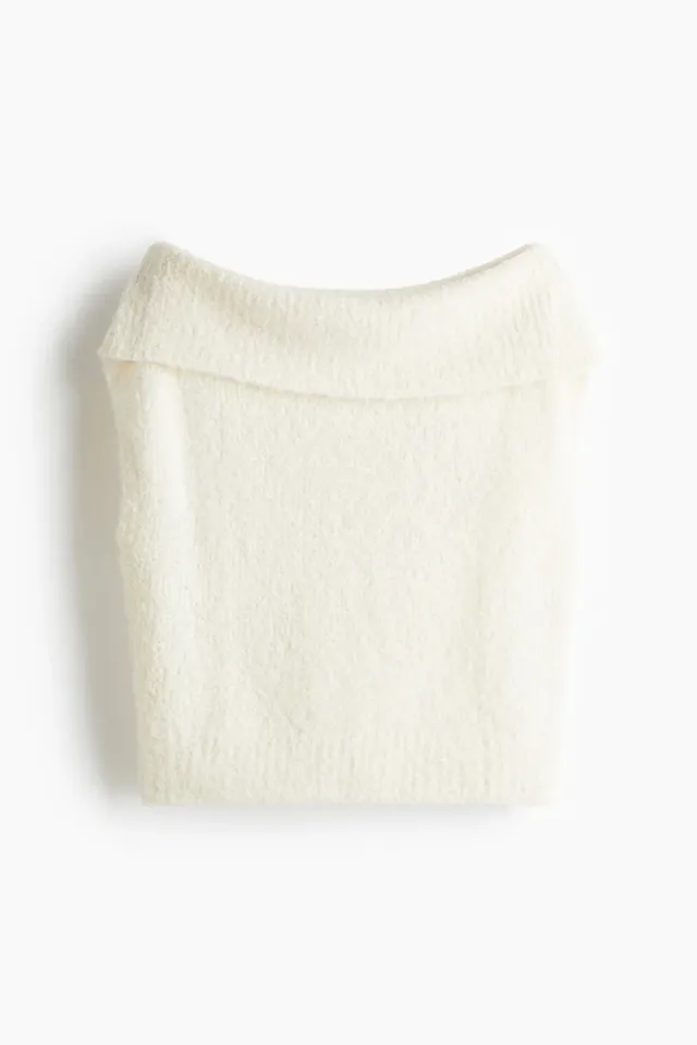 Knitted Off-Shoulder Top – image 5