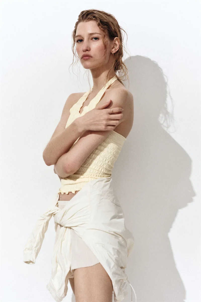 Smocked Halter Top