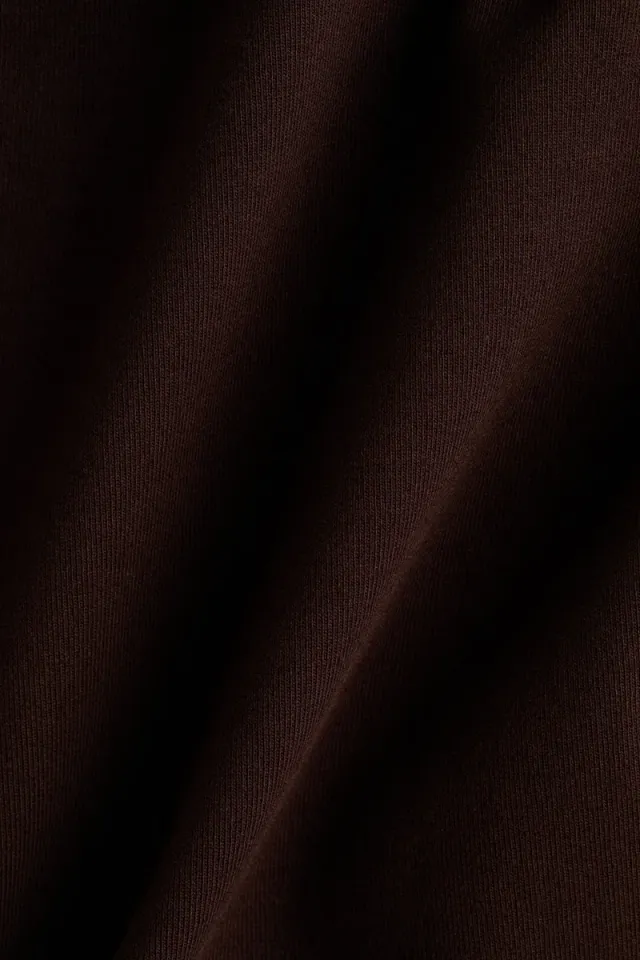 Brown Halterneck Sleeveless Top - Cotton Jersey – image 6