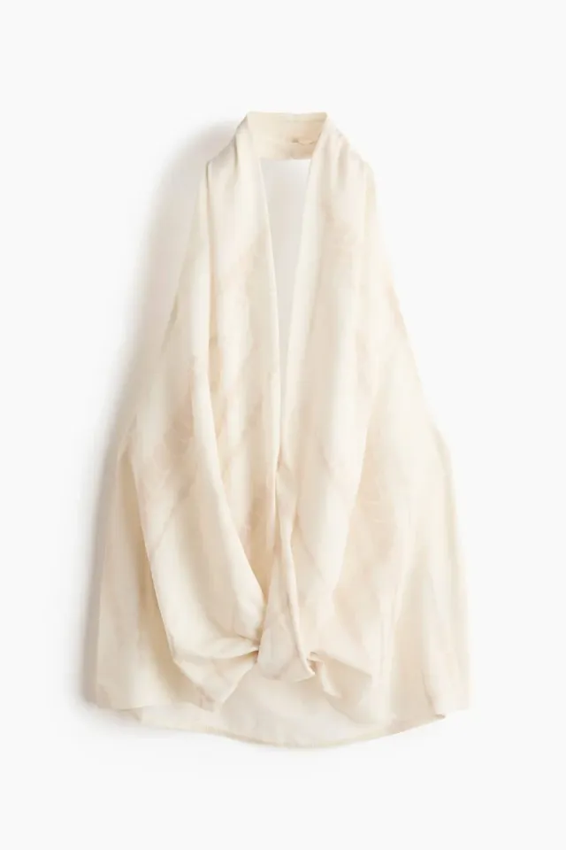 بلوزة بشرائط حول الرقبة وتفاصيل ملفوفة – صورة 4