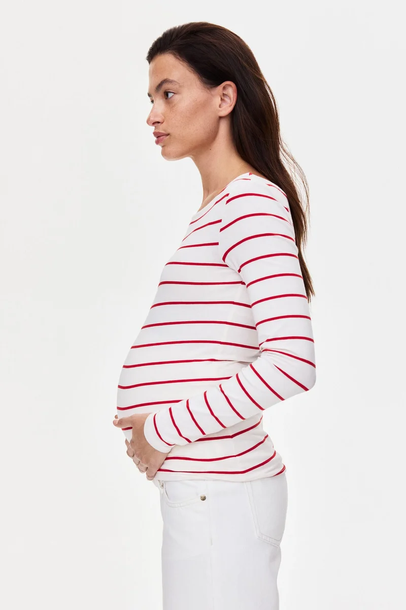 MAMA Boat-Neck Top