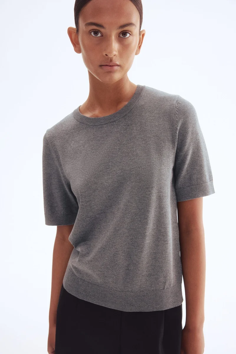Fine-Knit Top